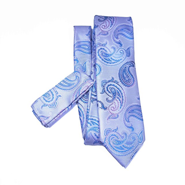 Barcelona Tie & Pocket Square - 2337