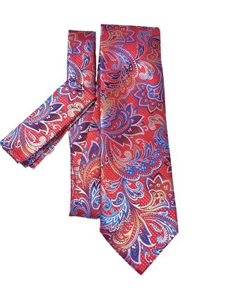 Barcelona Tie & Pocket Square - 2269