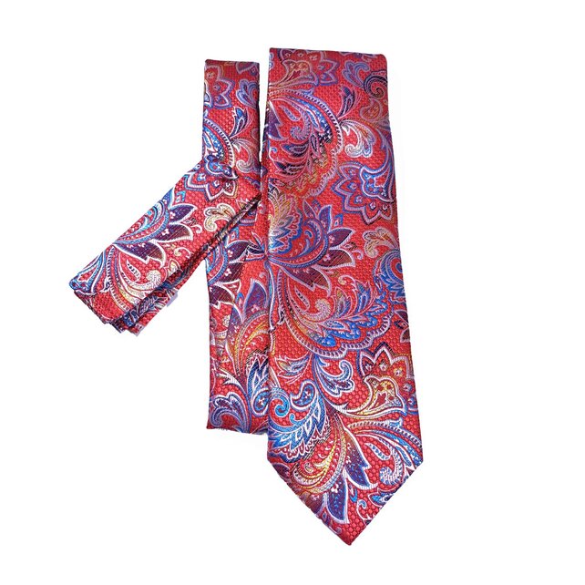 Barcelona Tie & Pocket Square - 2269