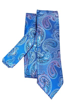 Barcelona Tie & Pocket Square - 2348