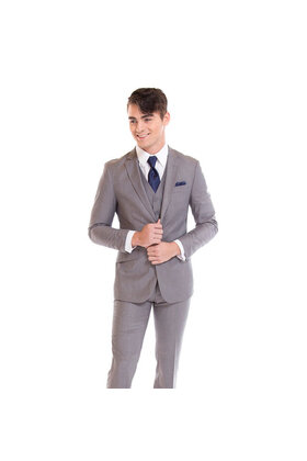 Giorgio Fiorelli Slim Fit Suit - Light Grey