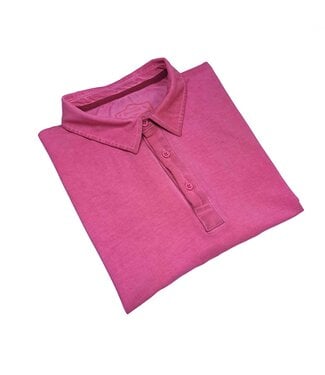 7 Downie St. 7 Downie St. Washed Polo - Dark Pink