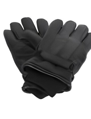 DICAPRI LEATHER DOUBLE LINED WINTER GLOVES