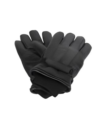 DICAPRI LEATHER DOUBLE LINED WINTER GLOVES