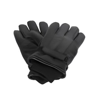 DICAPRI LEATHER DOUBLE LINED WINTER GLOVES