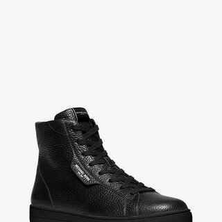 MICHAEL KORS LEATHER KEATING HIGH-TOPS
