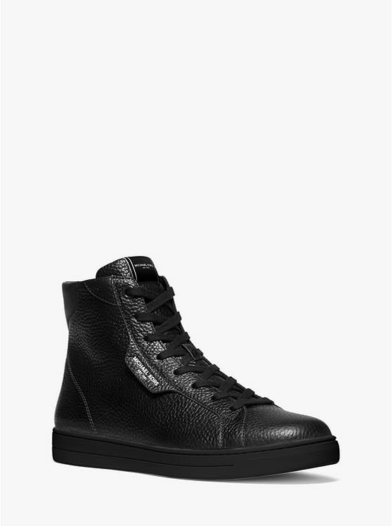 MICHAEL KORS LEATHER KEATING HIGH TOPS