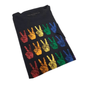 John Varatos World Love Crewneck T-shirt - Black