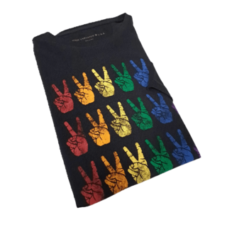 John Varatos World Love Crewneck T-shirt - Black