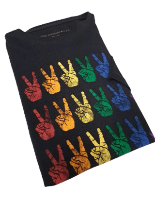 John Varatos World Love Crewneck T-shirt - Black