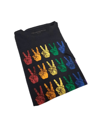 John Varatos World Love Crewneck T-shirt - Black