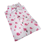 7 Downie St. Short Sleeve Skull Dress Shirt