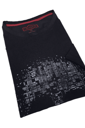 7 Downie St. Skull Crewneck T-Shirt - Black