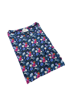 LAGO Cotton Floral Crewneck T-Shirt