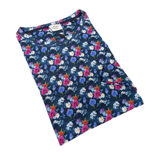 LAGO Cotton Floral Crewneck T-Shirt