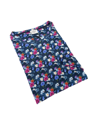 LAGO Cotton Floral Crewneck T-Shirt