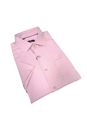 BLACK ICE SHORT SLEEVE CHECK PATTERN DRESS SHIRT