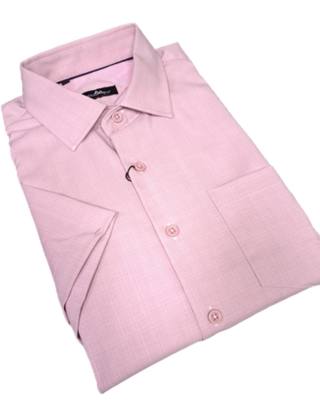 BLACK ICE SHORT SLEEVE CHECK PATTERN DRESS SHIRT