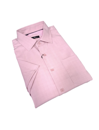 BLACK ICE SHORT SLEEVE CHECK PATTERN DRESS SHIRT