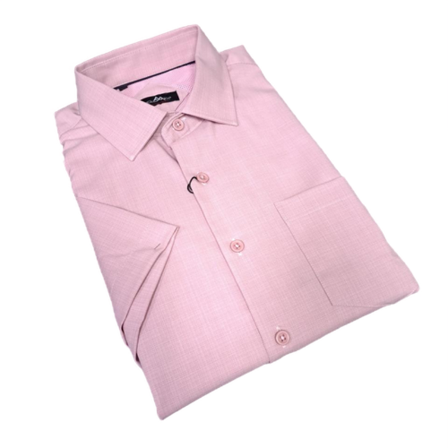 BLACK ICE SHORT SLEEVE CHECK PATTERN DRESS SHIRT