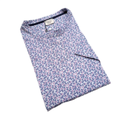 LAGO Pattern Cotton Crewneck T-shirt