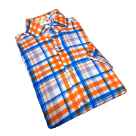 7 Downie St. Check Short Sleeve Dress Shirt