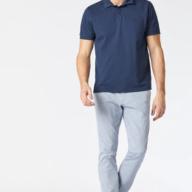 Mavi - Johnny Slim Leg Chinos- Blue Summer Stripe