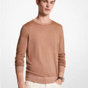 Michael Kors Core Merino Crewneck Sweater - Husk