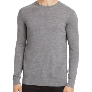 Michael Kors Core Merino Crewneck Sweater - Ash Melange