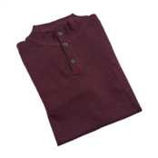 Horst Henley Sweater - Burgundy