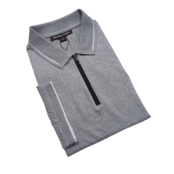 Michael Kors Waffle Zip Polo