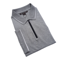 Michael Kors Waffle Zip Polo