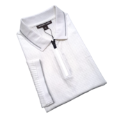 Michael Kors Waffle Zip Polo