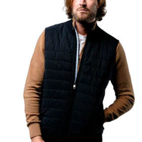 7 Downie St. Vest - Navy