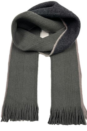 FRAAS WOOL CASHMERE SCARF OLIVE
