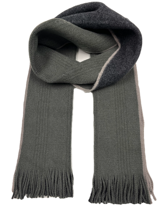 FRAAS WOOL CASHMERE SCARF OLIVE