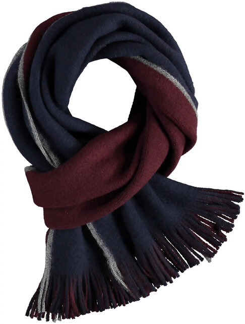 FRAAS WOOL CASHMERE SCARF BURGUNDY