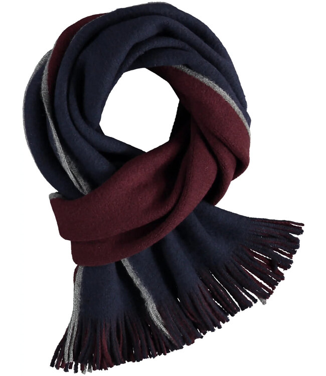 FRAAS WOOL CASHMERE SCARF BURGUNDY