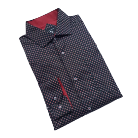 Modango Floral Dress Shirt - Black
