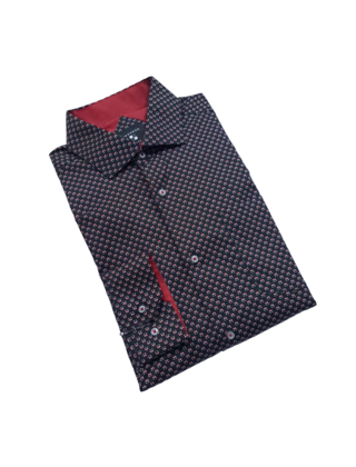 Modango Floral Dress Shirt - Black