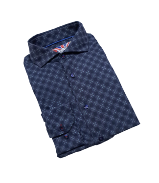 7 Downie St. NAVY 7 DOWNIE ST. DRESS SHIRT-ZEUS-8