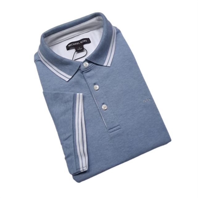 MICHAEL KORS GREENWICH POLO-CHAMBRAY