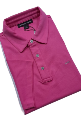 MICHAEL KORS SLEEK POLO-CERISE