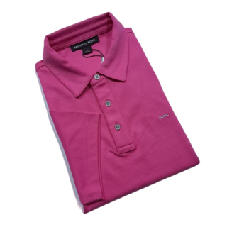 MICHAEL KORS SLEEK POLO-CERISE