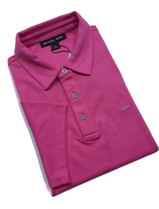 MICHAEL KORS SLEEK POLO-CERISE