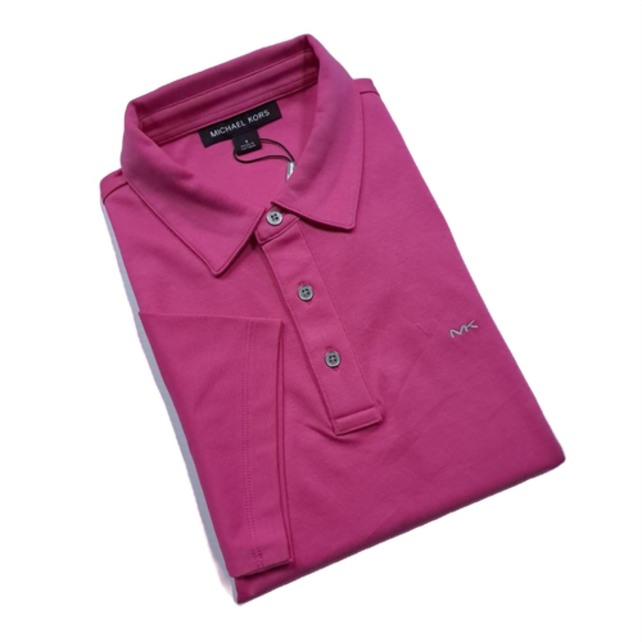 MICHAEL KORS SLEEK POLO-CERISE