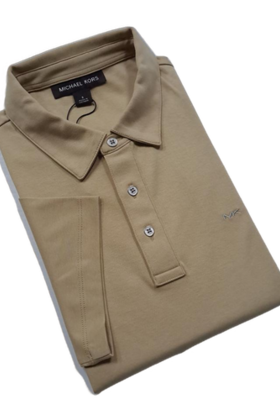 MICHAEL KORS SLEEK POLO-KHAKI