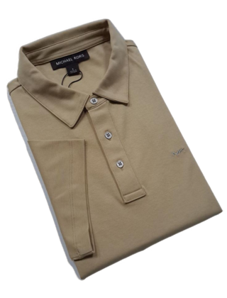 MICHAEL KORS SLEEK POLO-KHAKI