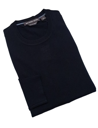 Michael Kors Core Merino Crewneck Sweater - Black