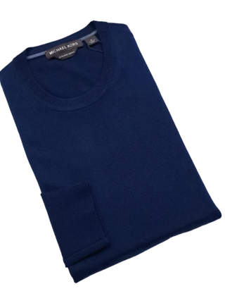 Michael Kors Core Merino Crewneck Sweater - Dark Midnight